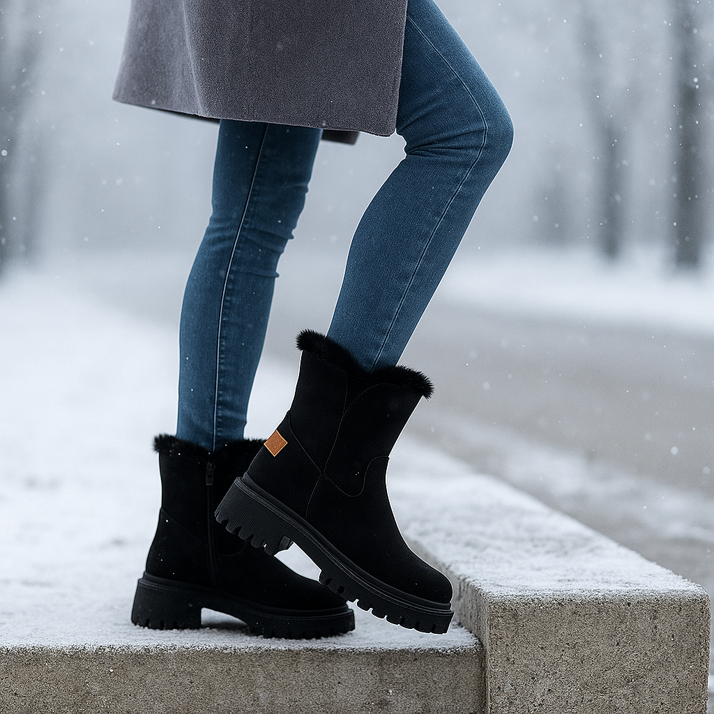 Winterstiefel Gaby Gefüttert – Elegant und Rutschfest