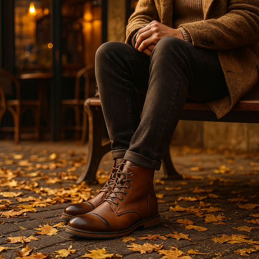Harry – Chaussures de Trekking pour Hommes avec Adhérence
