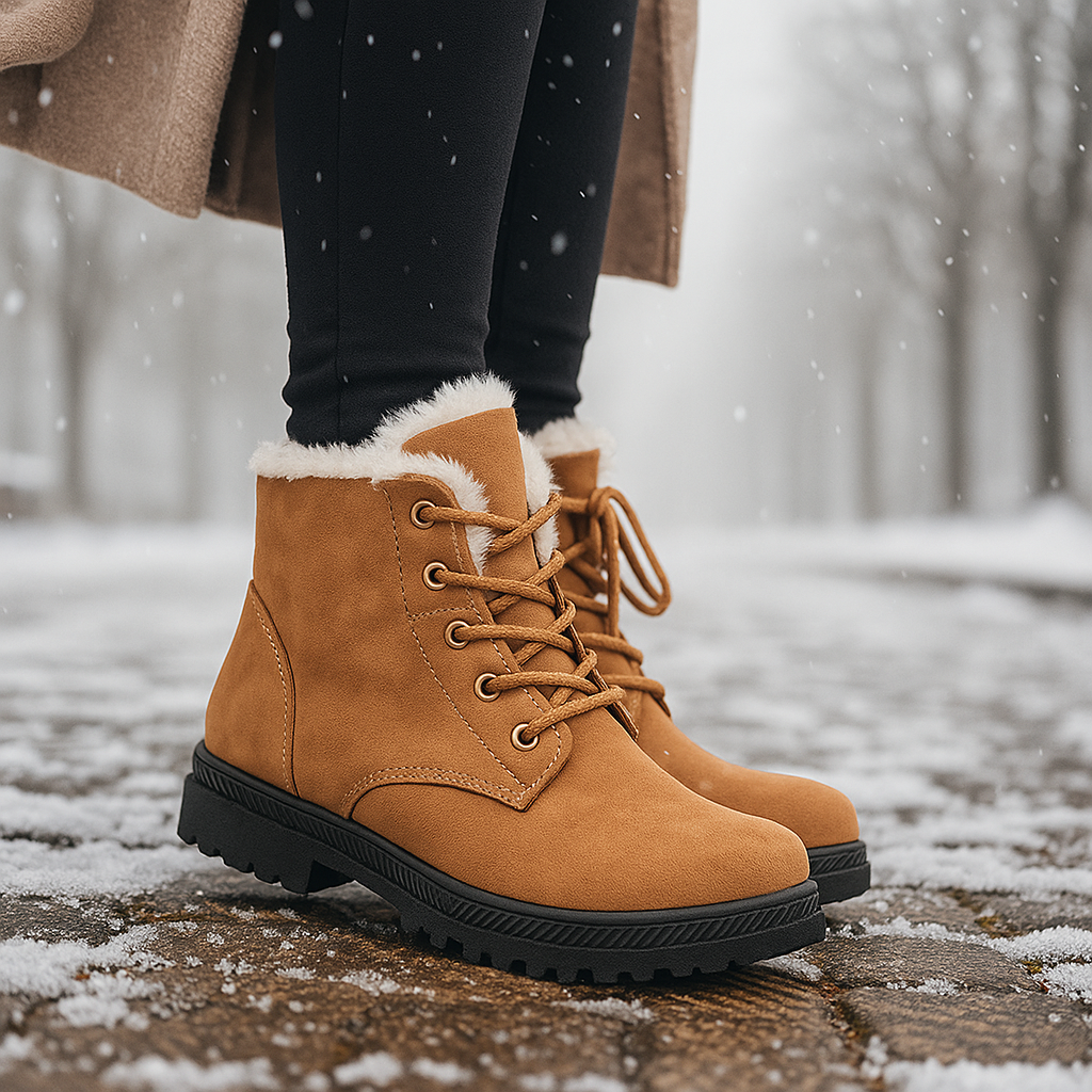 Bottes Grace Doublées – Chaudes et Antidérapantes pour l’Hiver