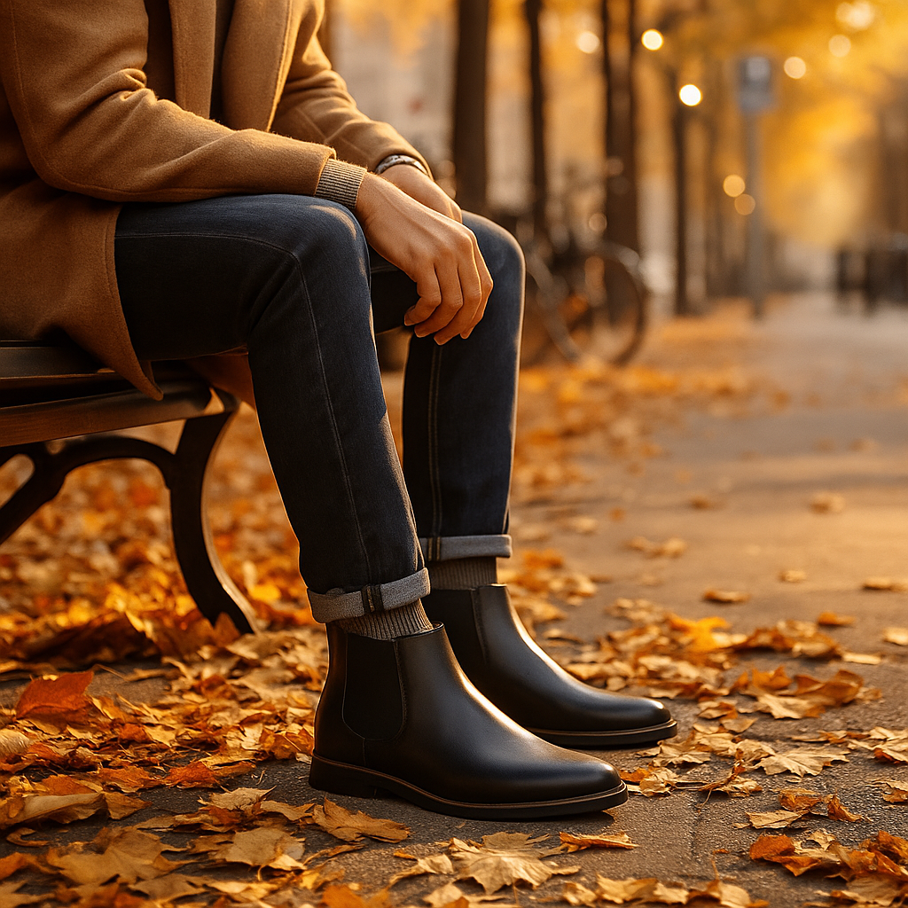 Joey – Bottines Chelsea pour Homme avec Fermeture Éclair