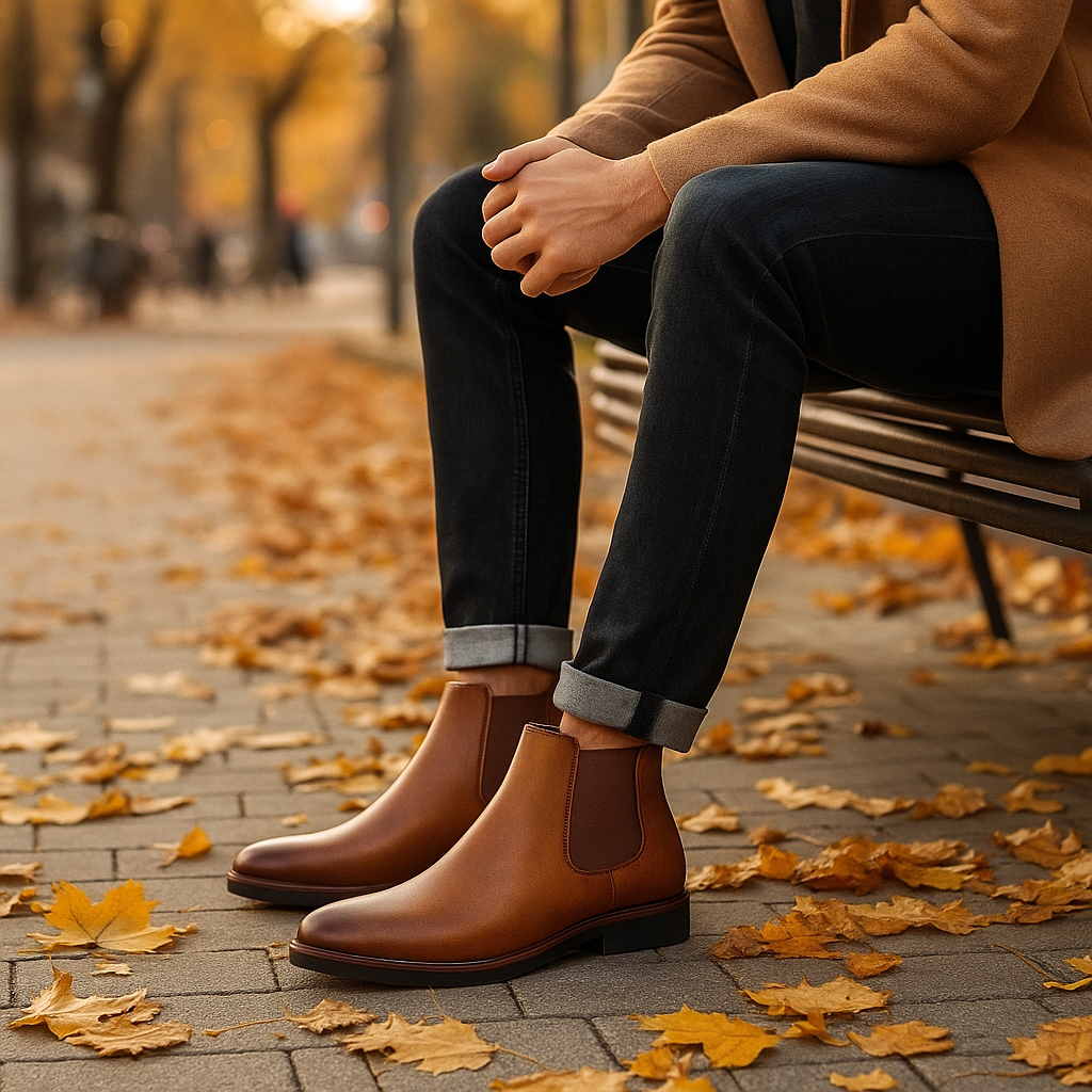 Joey – Bottines Chelsea pour Homme avec Fermeture Éclair
