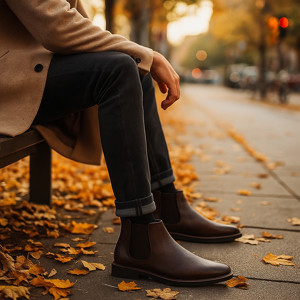 Joey – Bottines Chelsea pour Homme avec Fermeture Éclair