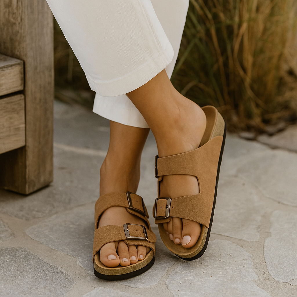 Adrien – Komfortsandalen mit doppelter ergonomischer Schnalle