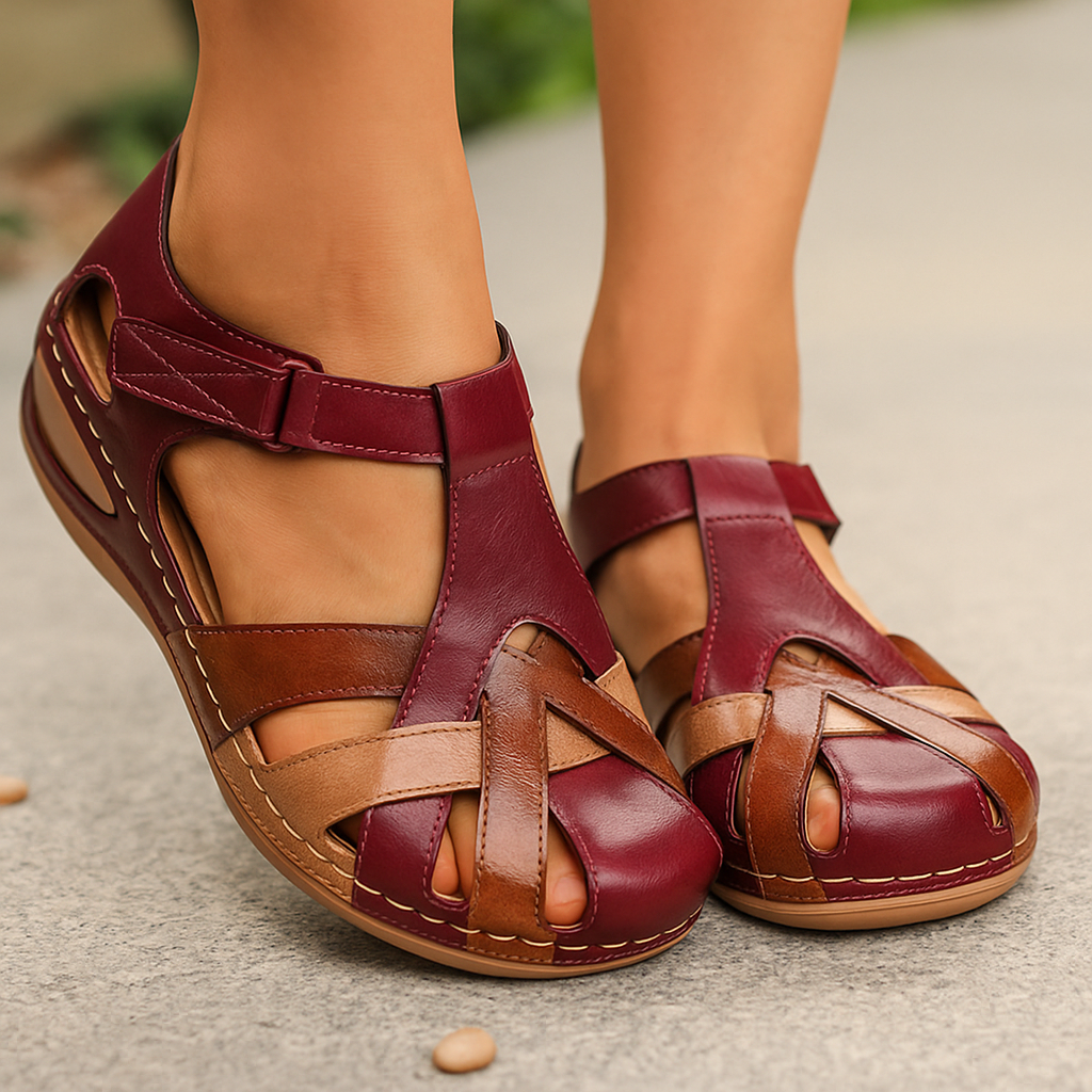 Ortopedické kožené sandály pro ženy – pohodlí a dokonalé přizpůsobení
