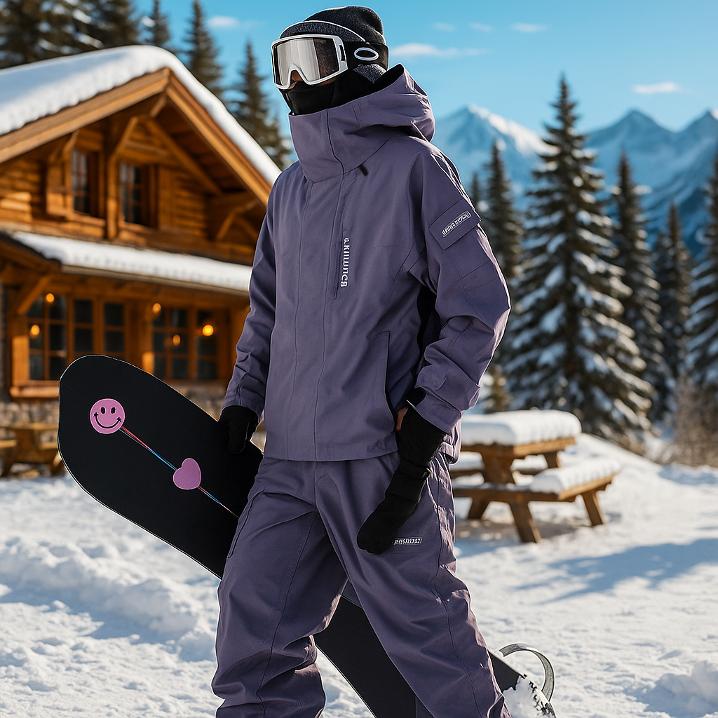 Veste de ski unisexe écologique Activra – combinaison d'hiver