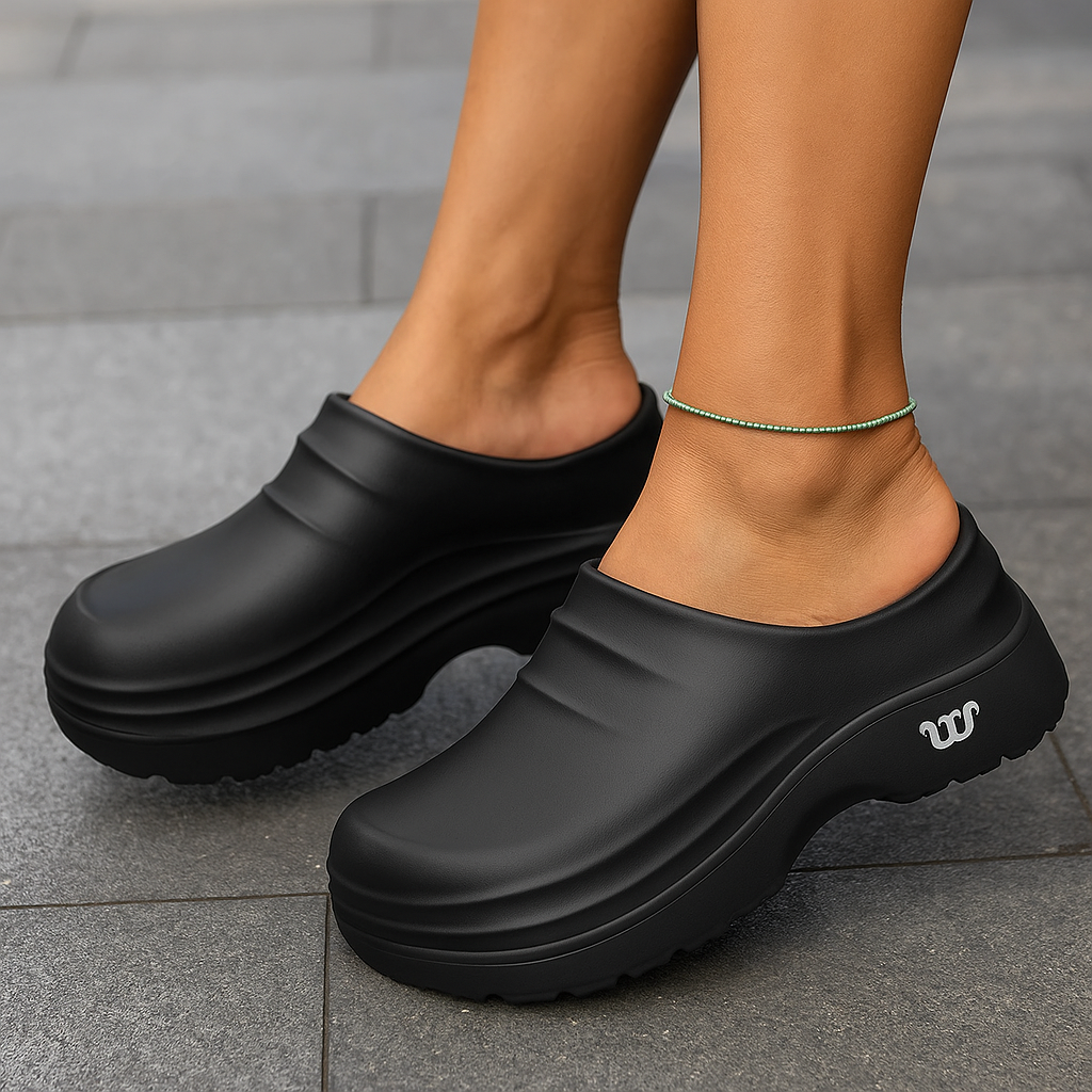 Dámské ortopedické saboty nepromokavé s absorpcí nárazů