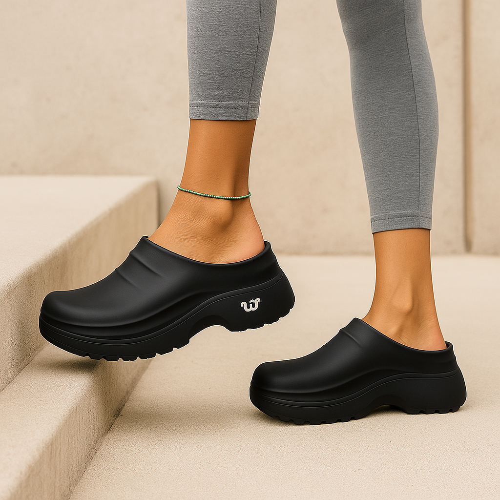 Dámské ortopedické saboty nepromokavé s absorpcí nárazů