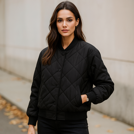 Prošívaná bomber bunda Elegance – Tepelný komfort pro ženy