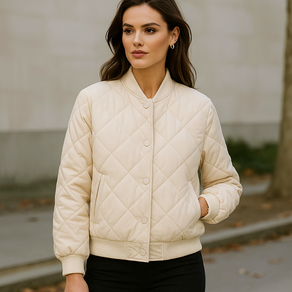 Prošívaná bomber bunda Elegance – Tepelný komfort pro ženy
