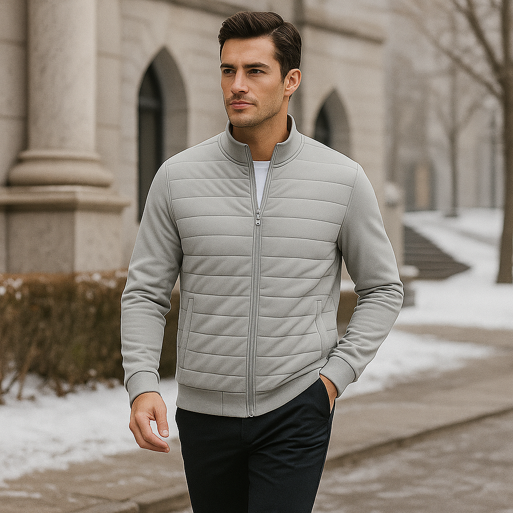 Pánská prošívaná bunda – lehká a voděodpudivá