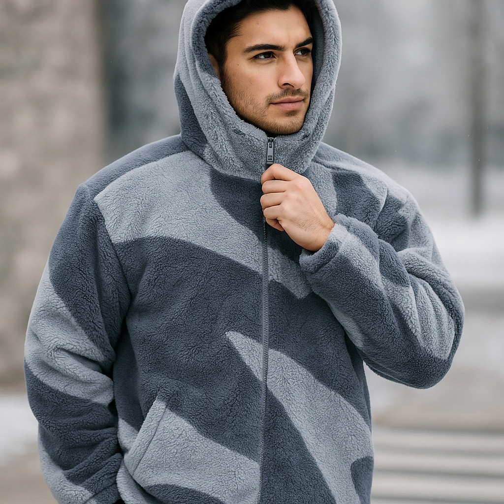 Pánská fleecová bunda – městský styl a zimní pohodlí