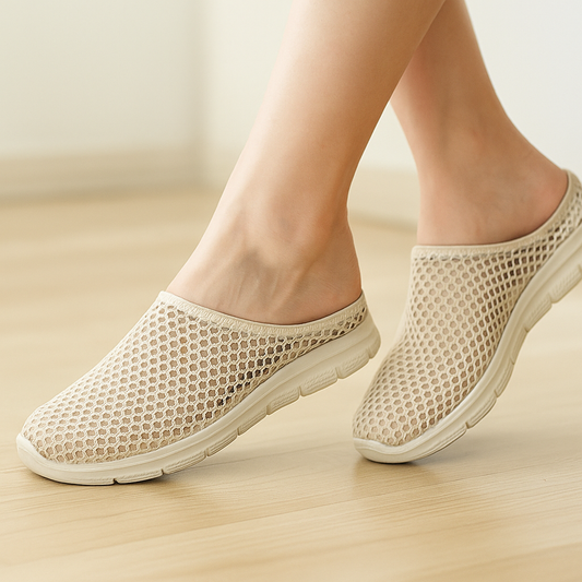 Chaussons orthopédiques alvéolés pour femme – confort & respirabilité