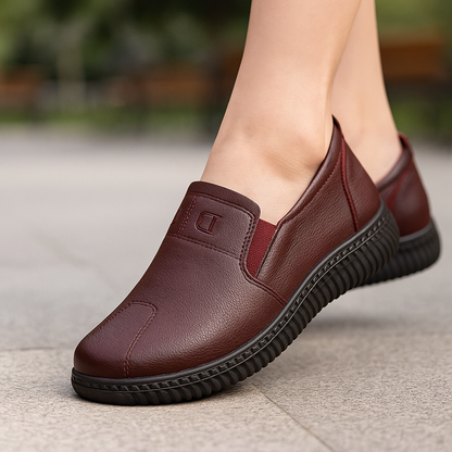 Mocassins larges antidérapants - Chaussures décontractées femme
