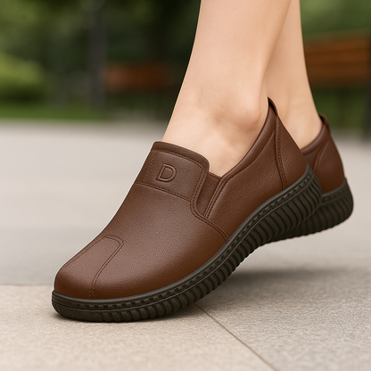 Mocassins larges antidérapants - Chaussures décontractées femme