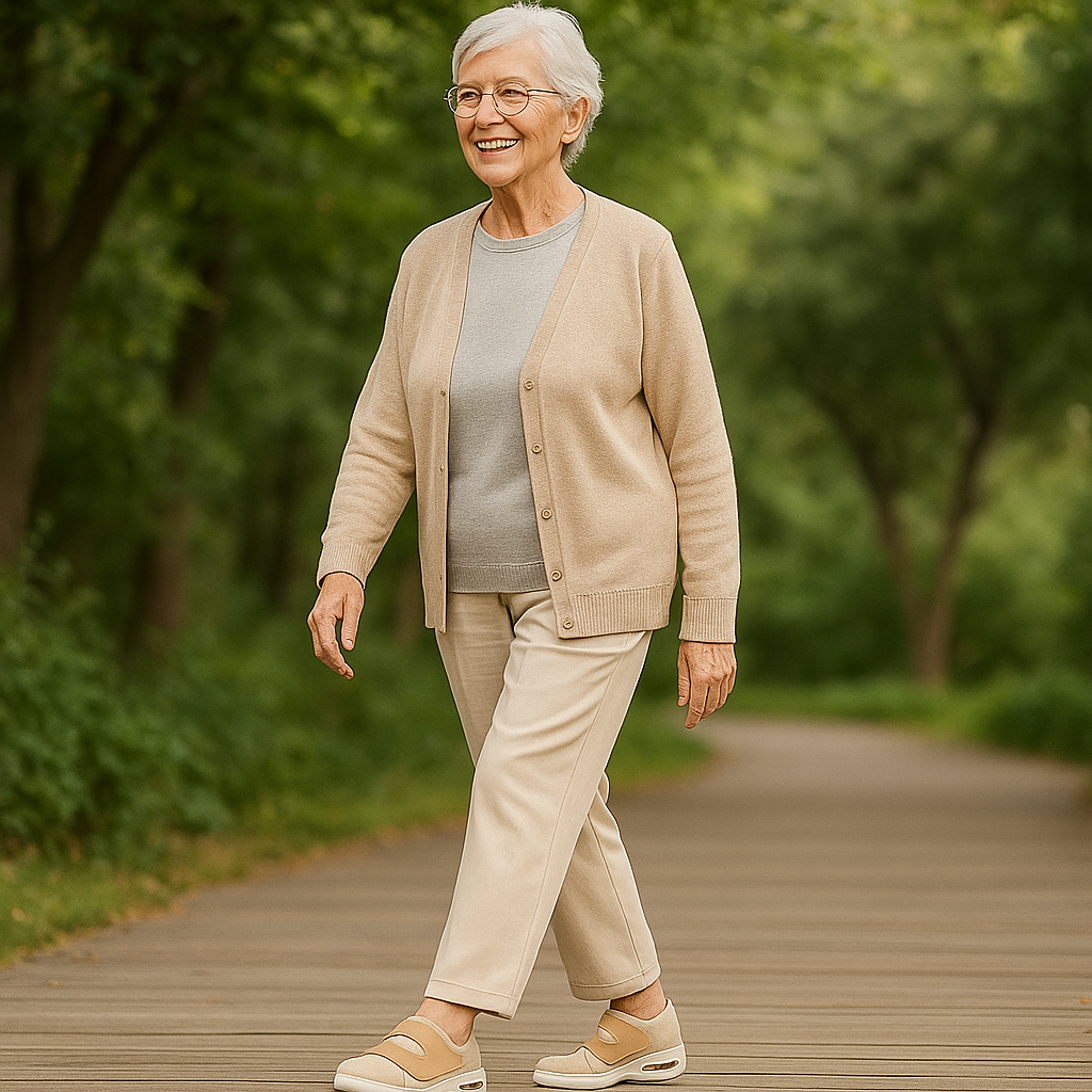 Extra breite orthopädische Schuhe für empfindliche Füße