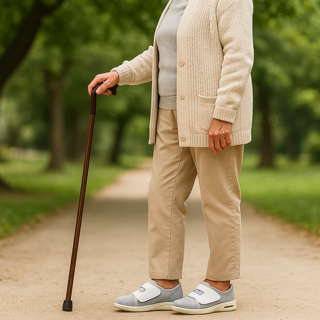 Extra breite orthopädische Schuhe für empfindliche Füße