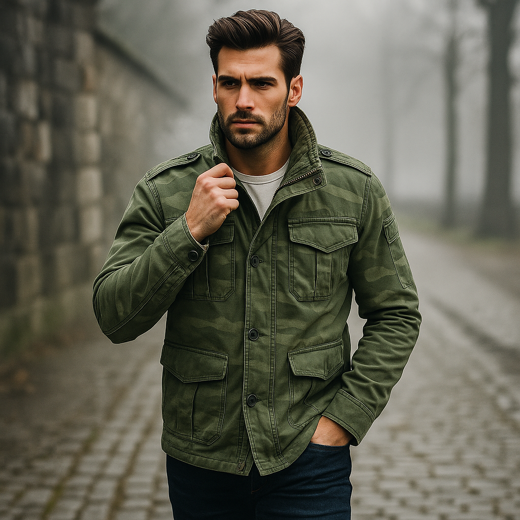 Jethro – Vintage vojenská bunda s více kapsami