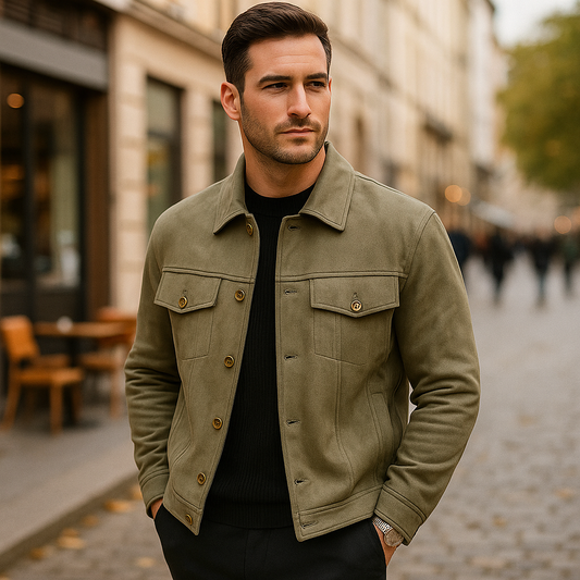 Pánská bunda s klopovým límcem - Elegantní pohodlí - Nadčasový styl