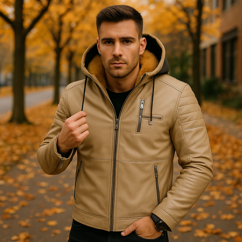 Elegantní pánská mikina s kapucí