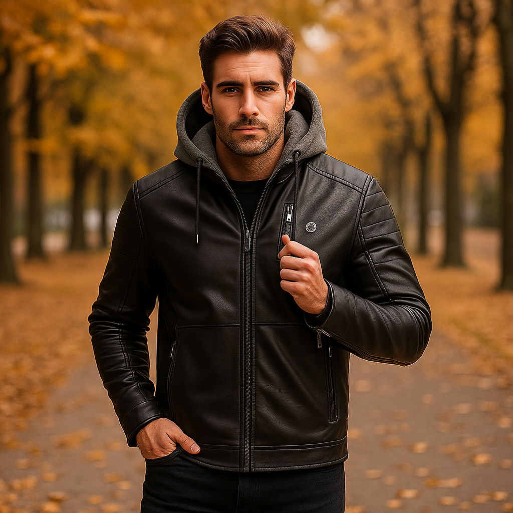 Elegantní pánská mikina s kapucí