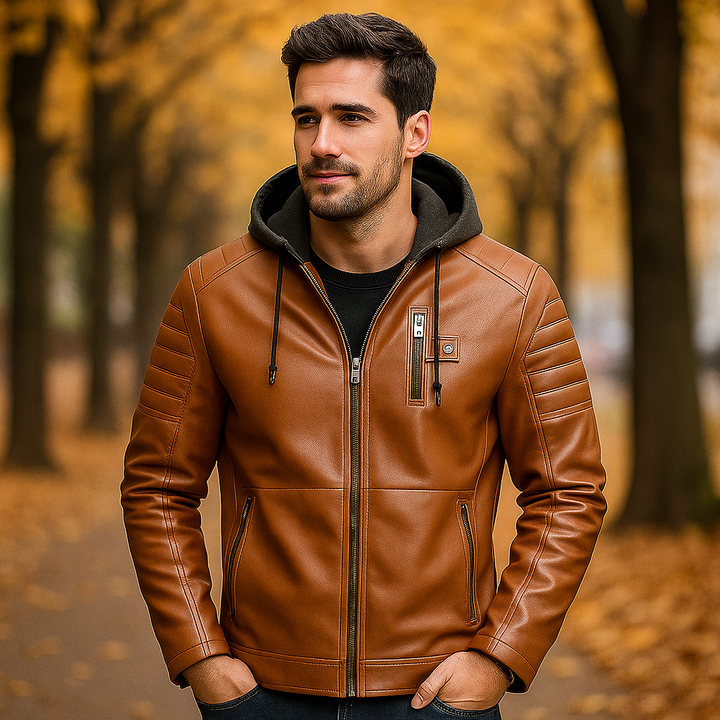 Elegantní pánská mikina s kapucí