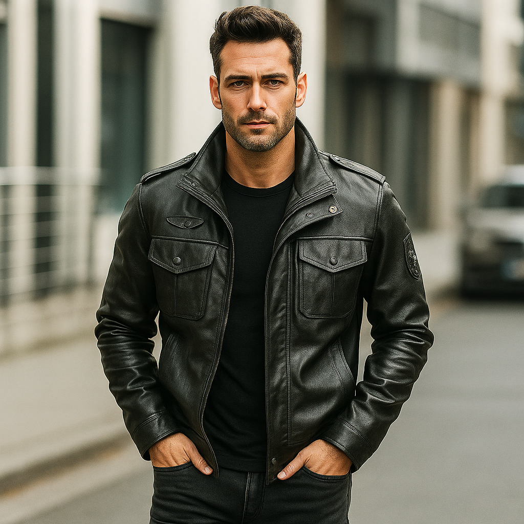 Pánská kožená bunda – Městská elegance a jistý charisma