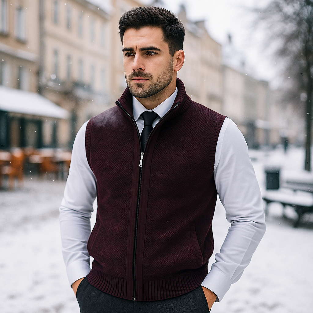 Elegantní pletená vesta – pohodlná a rafinovaný styl