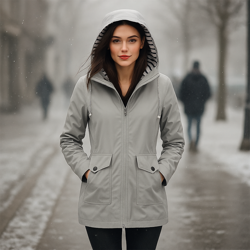 Trenčkot Irene Nepromokavý - Elegantní - Funkční - Ochranný