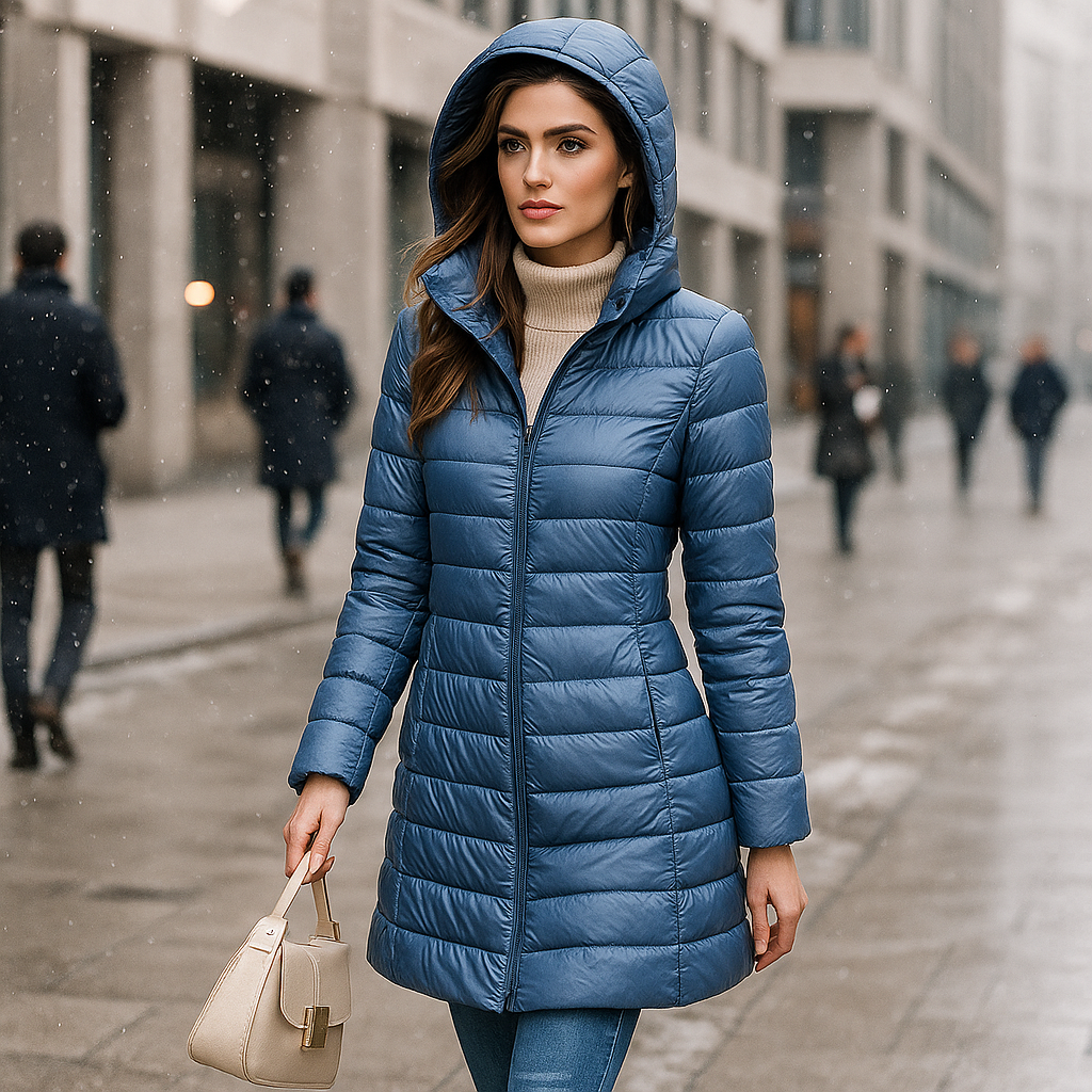 Ultralehká zimní bunda pro ženy - teplá - ležérní - pohodlná
