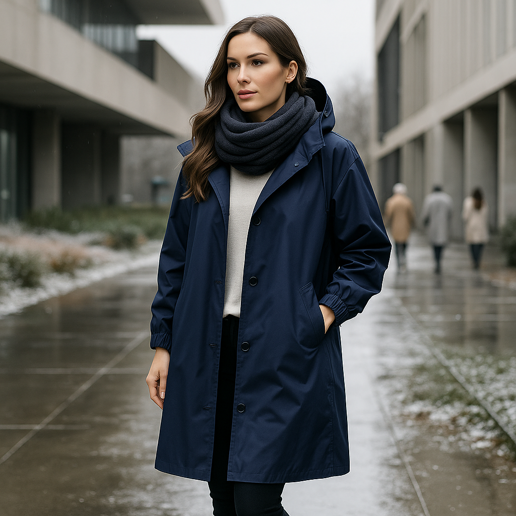 Sevena - Nepromokavý trenčkot pro ženy - Elegantní a funkční