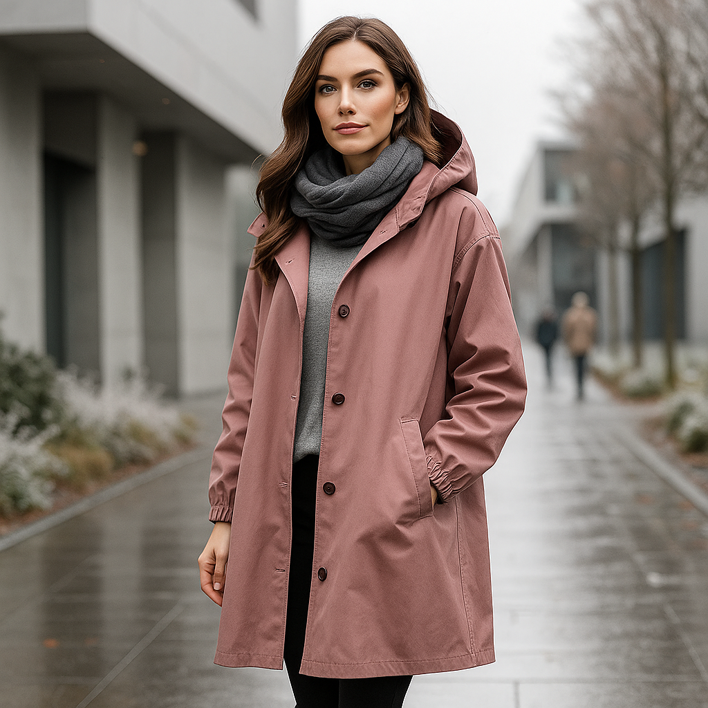 Sevena - Nepromokavý trenčkot pro ženy - Elegantní a funkční