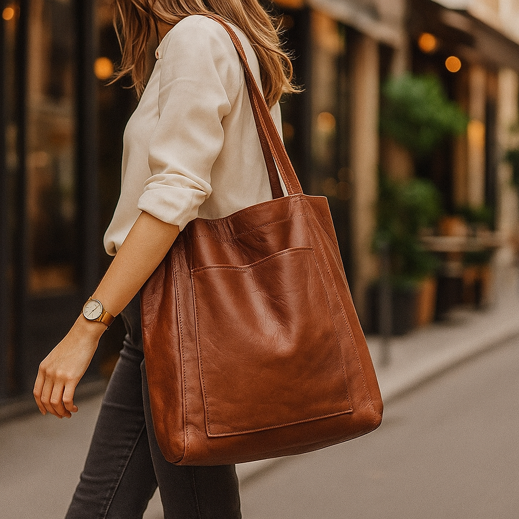 Parisfemme - Sac en cuir pour femme - Sac à main