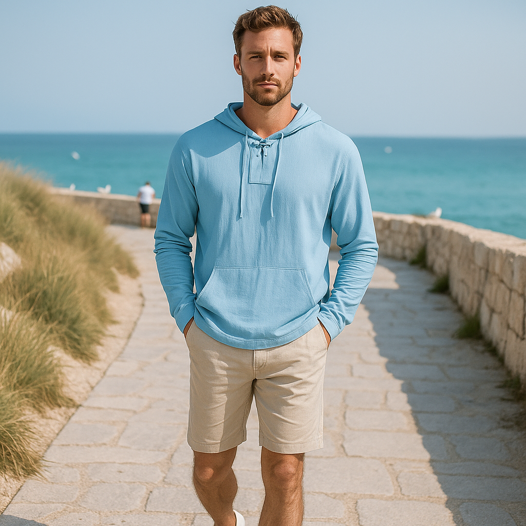 Sweat à capuche pour hommes - léger - stylé - décontracté