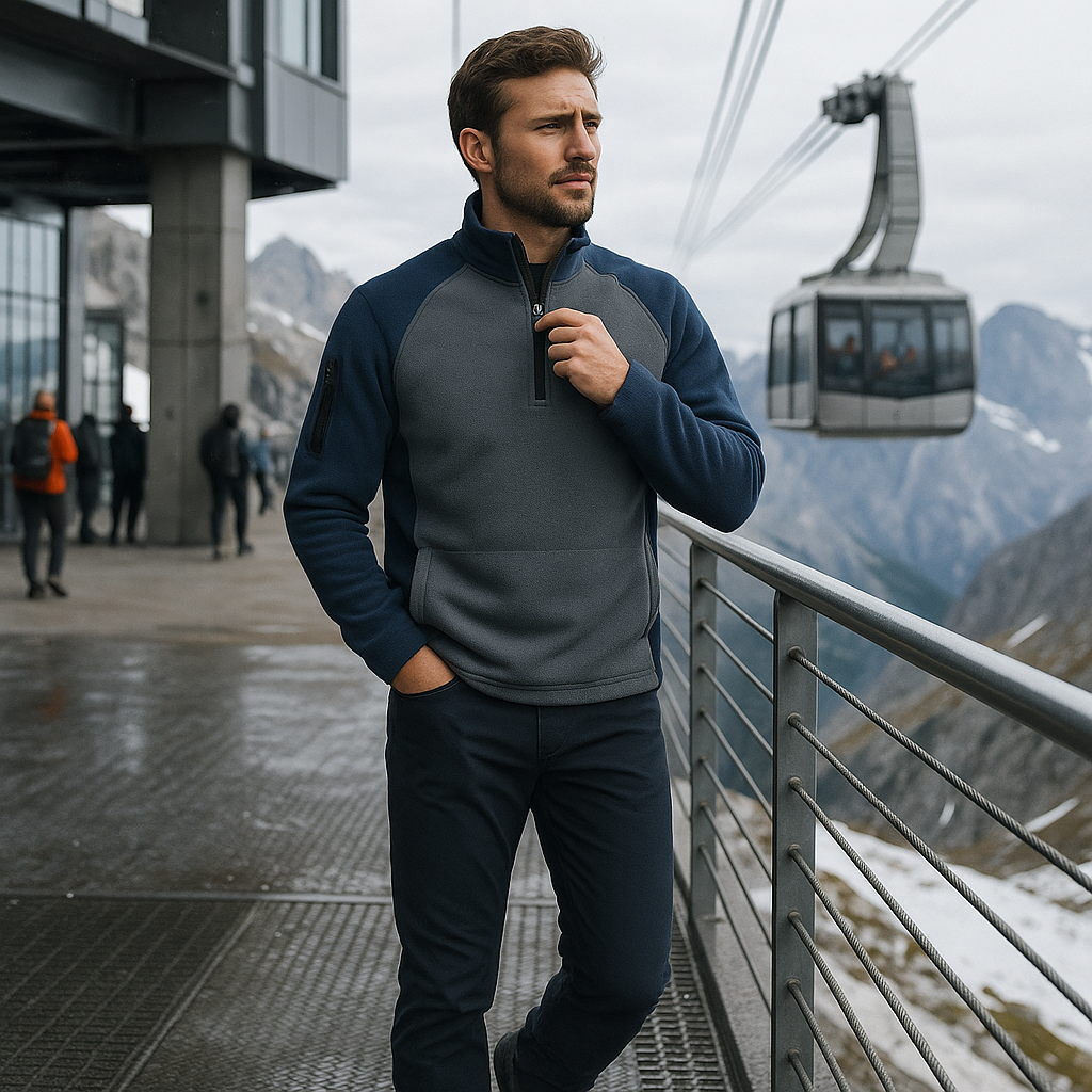 Pull polaire homme - chaud - solide - idéal hiver