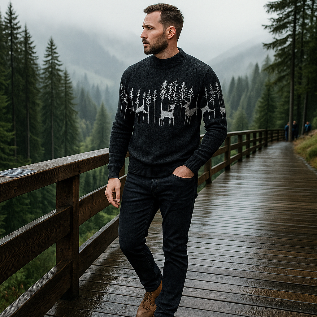 Pull Noël Premium Homme - Chaud - Stylé - Cadeau Idéal