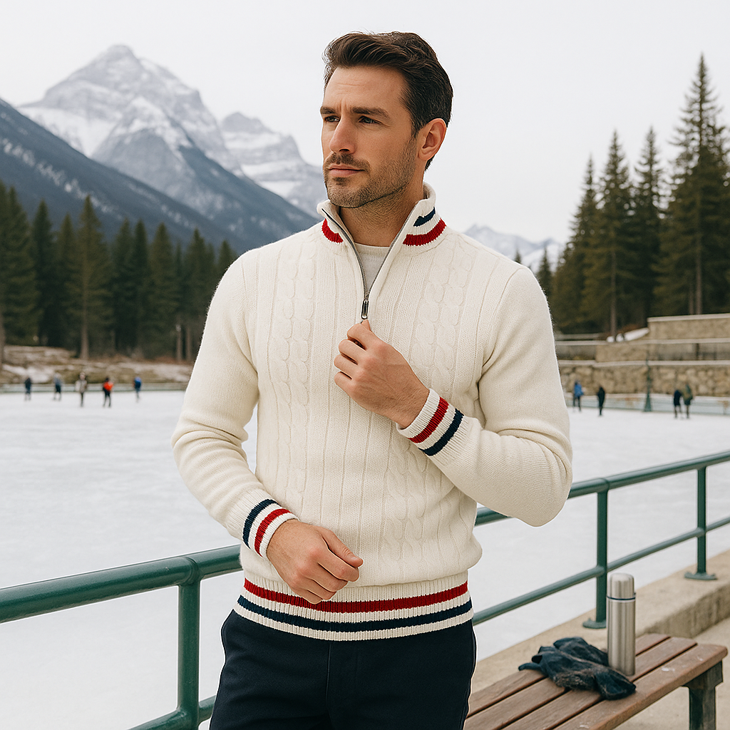 Pull Martin homme - col élégant - coupe classique