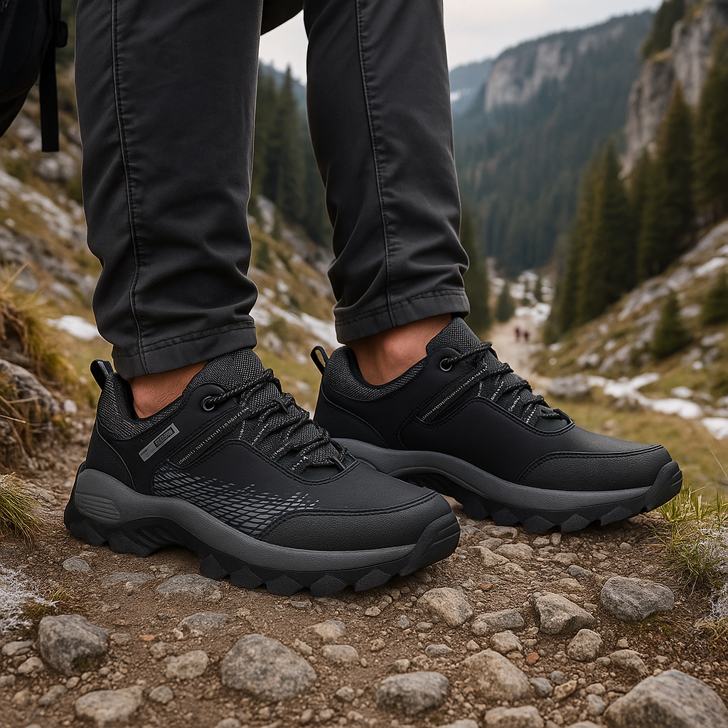 Chaussures de trekking homme pieds nus - lacées - légères - durables