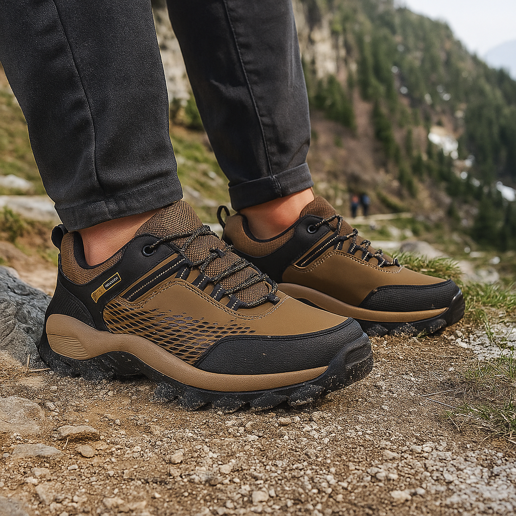 Chaussures de trekking homme pieds nus - lacées - légères - durables