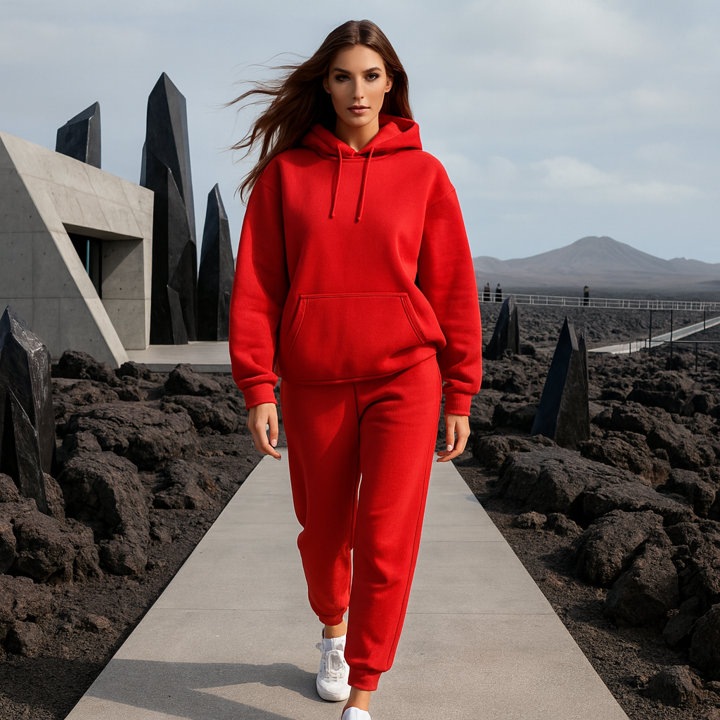 Ensemble survêtement hiver homme isolé - Polaire - Capuche - Sportif