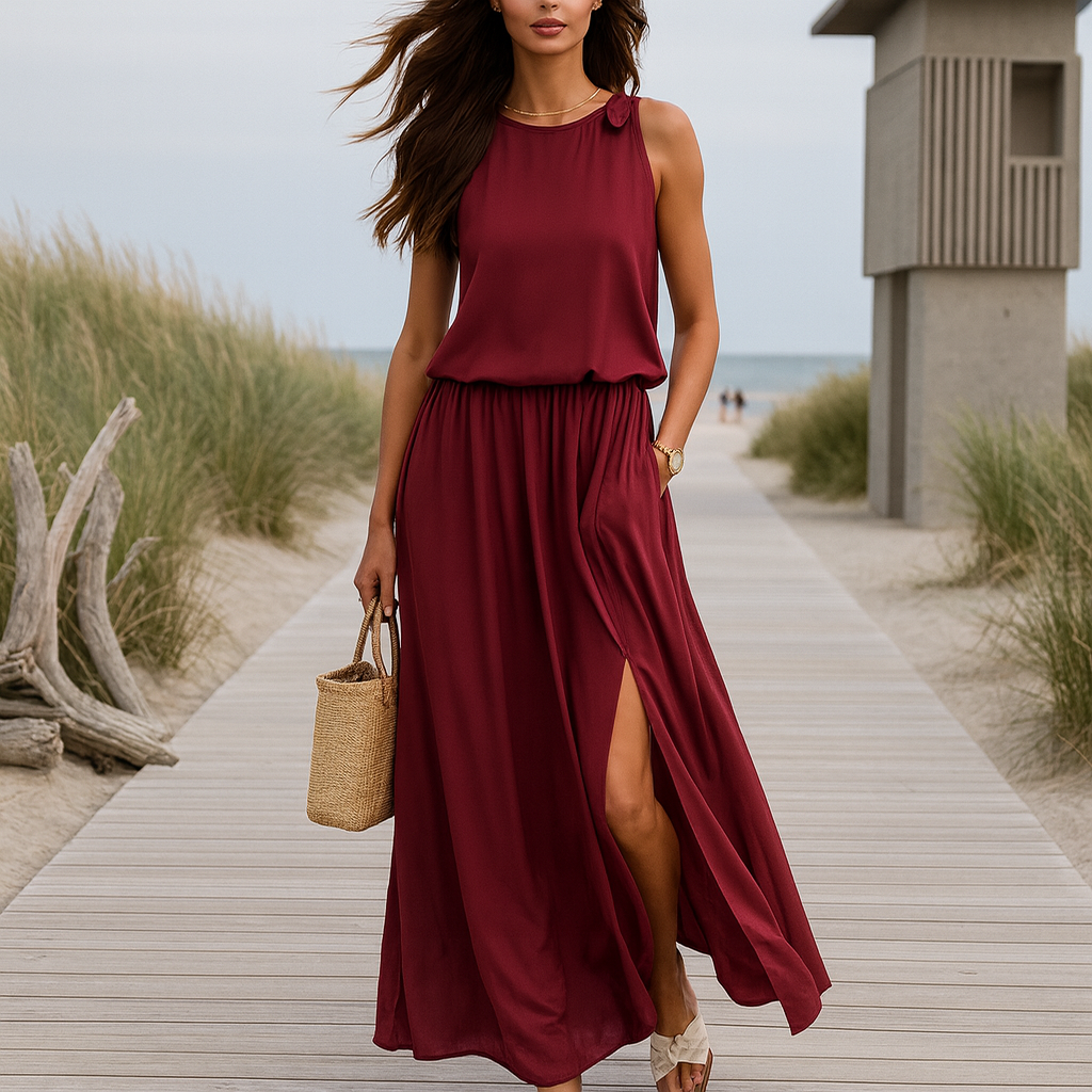 Robe Maxi Boho en Modal - Soirée - Femme