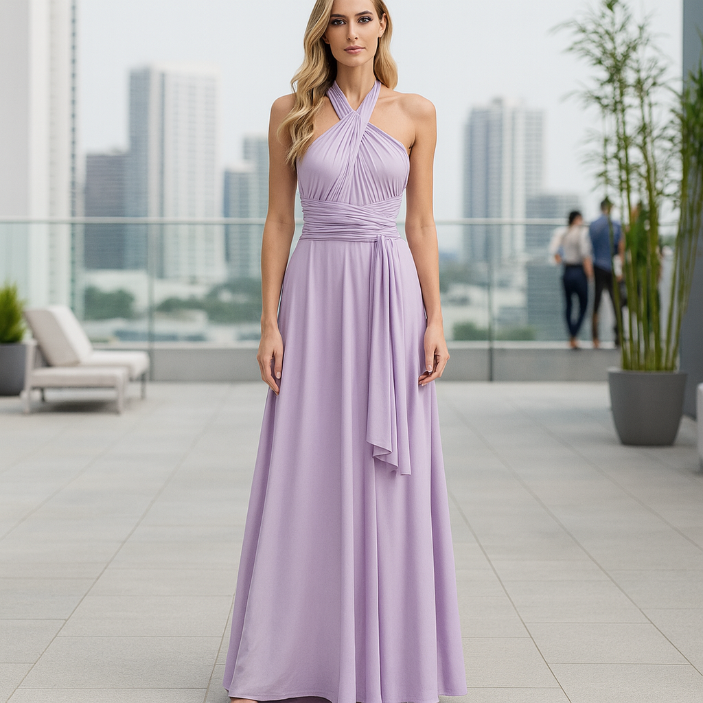 Robe de Soirée Maxi Sexy - Dos Nu - Fendue