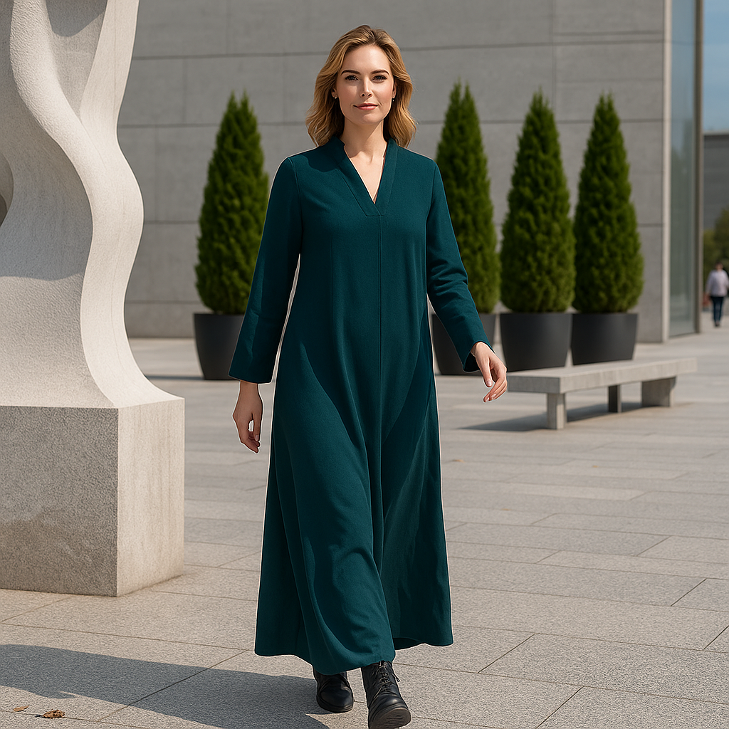 Emmi - Robe de soirée maxi - Coupe élégante - Décontractée
