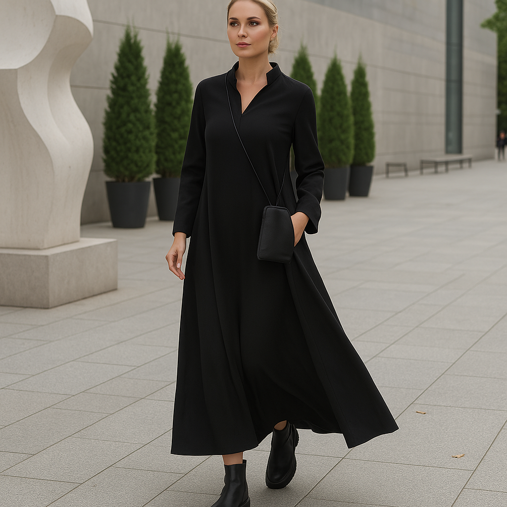Emmi - Robe de soirée maxi - Coupe élégante - Décontractée