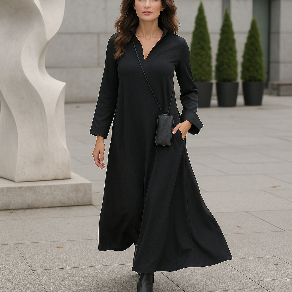 Emmi - Robe de soirée maxi - Coupe élégante - Décontractée