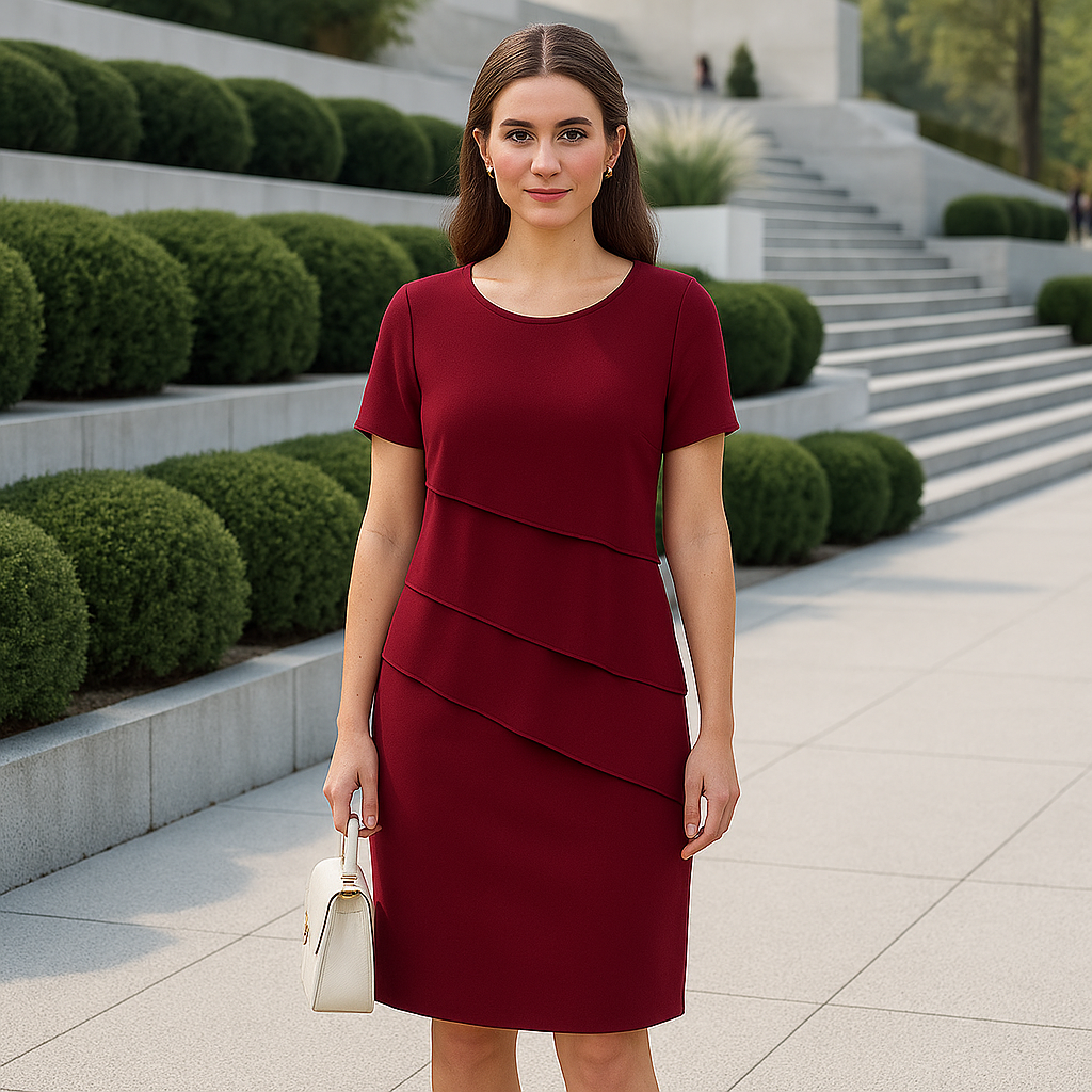 Robe de soirée Daria - Chiffon - Volants - Élégance