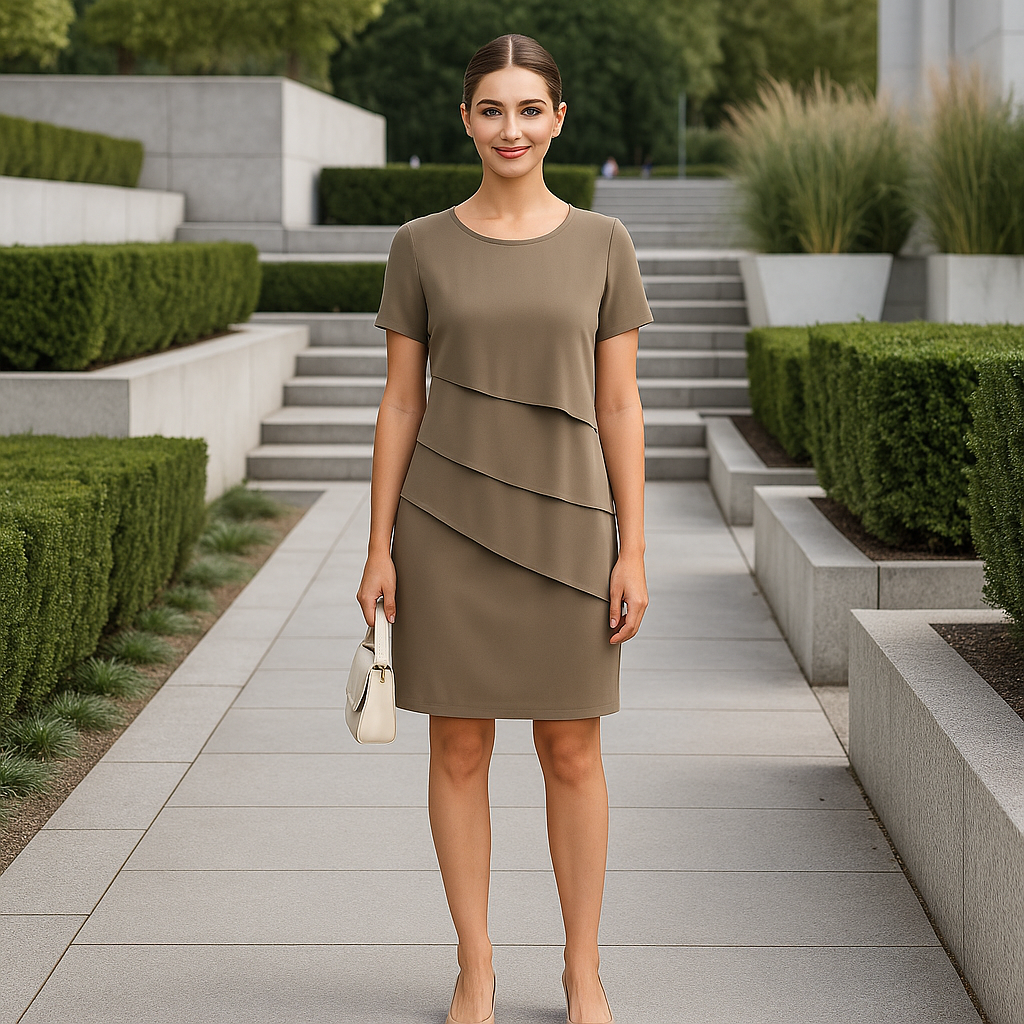 Robe de soirée Daria - Chiffon - Volants - Élégance