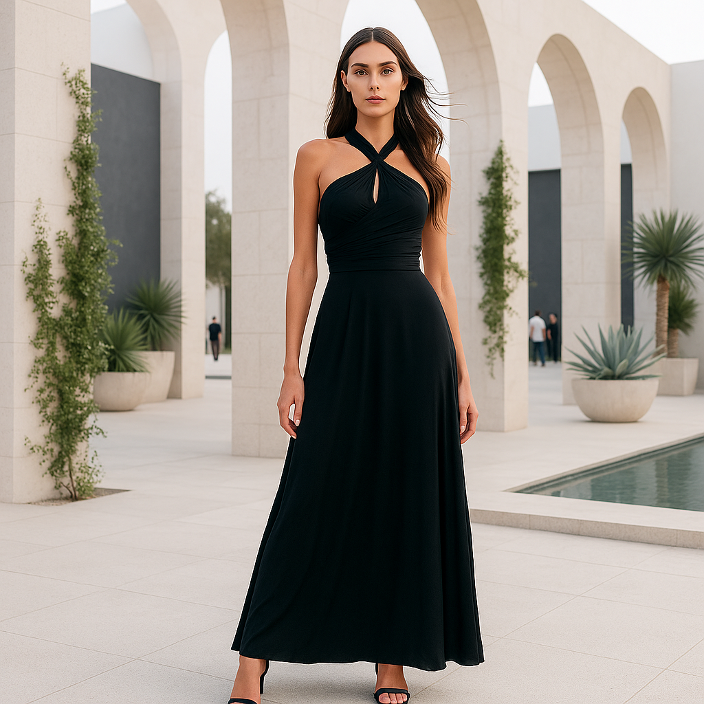 Robe de soirée convertible - élégante - femme - longue - transformable