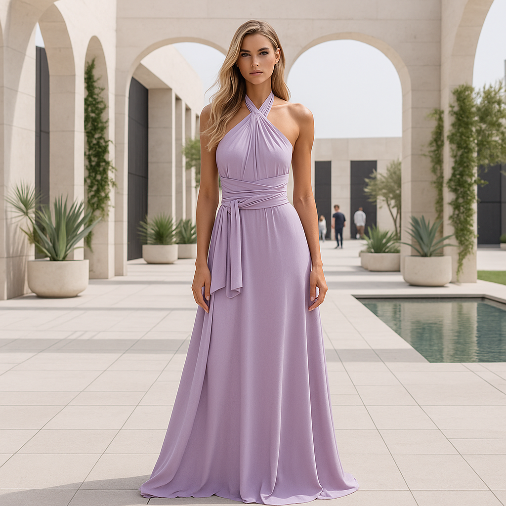Robe de soirée convertible - élégante - femme - longue - transformable