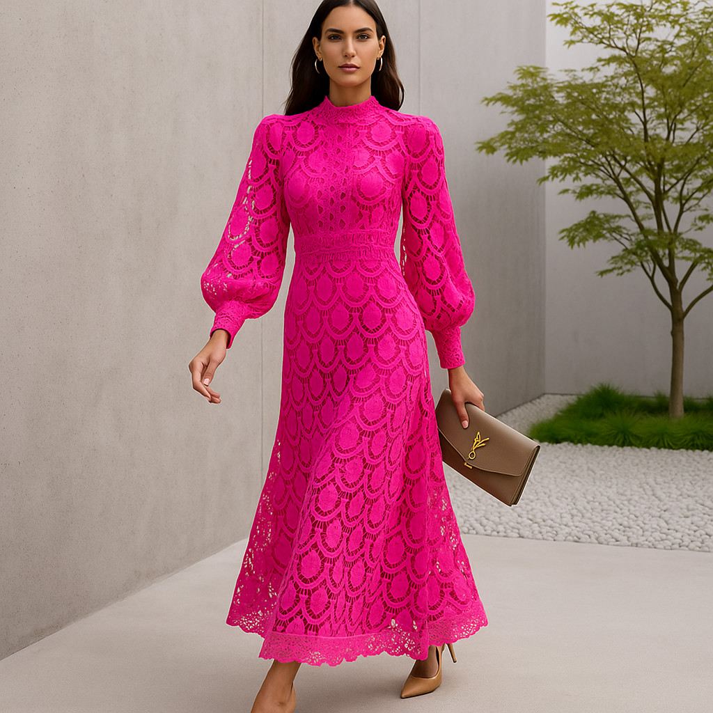 Alisha - Robe de Soirée en Dentelle - Élégante pour Femmes