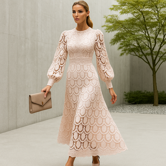 Alisha - Robe de Soirée en Dentelle - Élégante pour Femmes